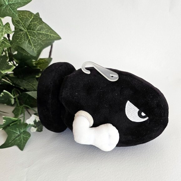 Brand NEW Super Mario Bros Bullet Bill 6" Soft Plush Toy - Picture 2 of 3